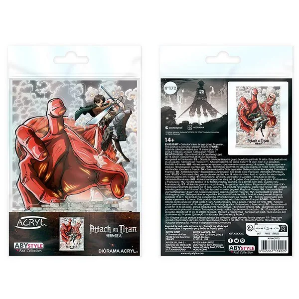 ATTACK ON TITAN - ACRYL® DIORAMA - EREN VS TITAN COLOSSAL