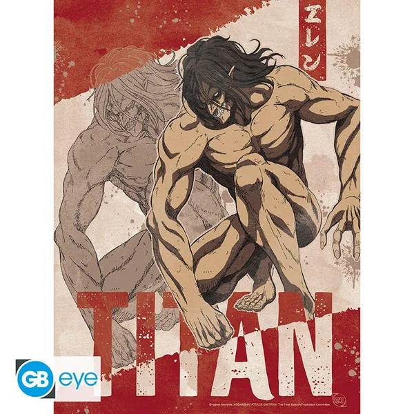 ATTACK ON TITAN - PORTFOLIO 9 POSTERS PERSONNAGES S4 (21X29,7) *