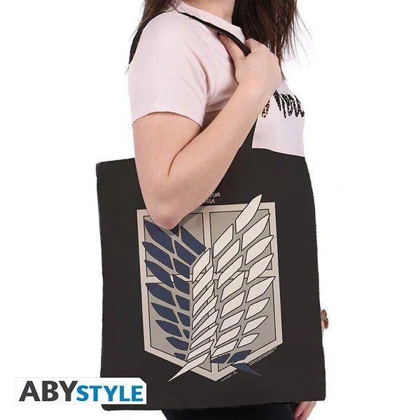 ATTACK ON TITAN - TOTE BAG - "EMBLEME SCOUT"
