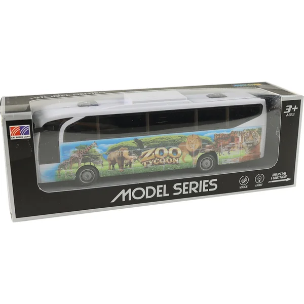 Autobus ZOO avec son et lumière 23 cm