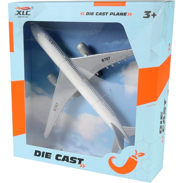 Avion de transport métal/plastique 19 cm