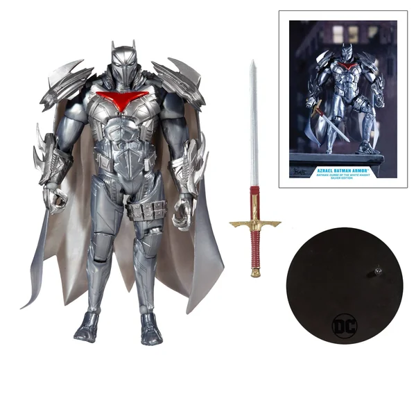 AZRAEL BATMAN ARMOR FIGURINE BATMAN CURSE OF THE WHITE KNIGHT McFARLANE TOYS 18 CM