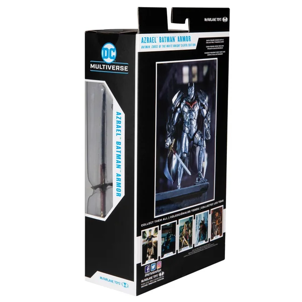 AZRAEL BATMAN ARMOR FIGURINE BATMAN CURSE OF THE WHITE KNIGHT McFARLANE TOYS 18 CM
