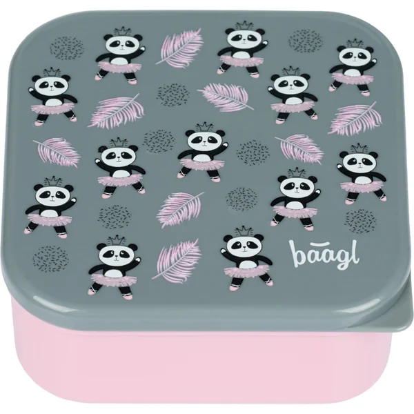 BAAGL Boîte à déjeuner 4 en 1 Panda