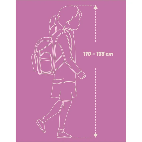 BAAGL Cartable Scolaire Ergo Axolotl