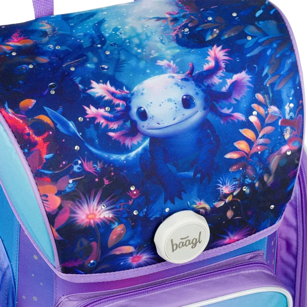 BAAGL Cartable Scolaire Ergo Axolotl
