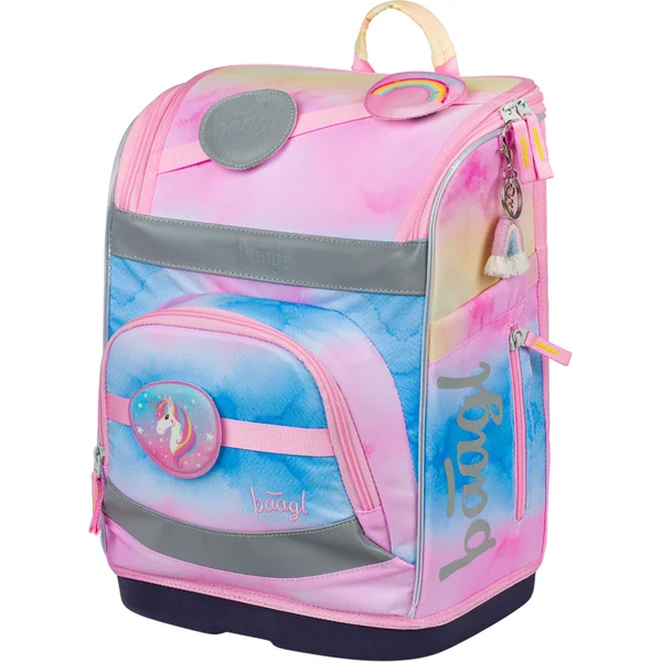 BAAGL Cartable Zippy Plus Rainbow Unicorn