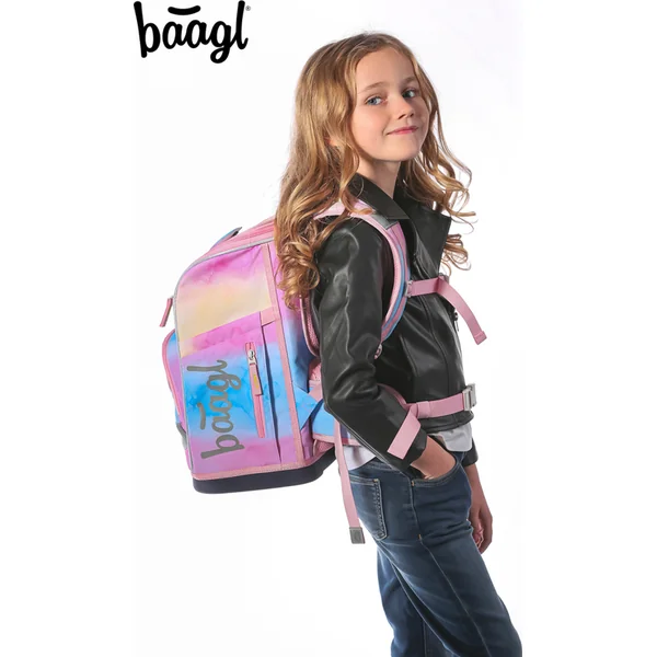 BAAGL Cartable Zippy Plus Rainbow Unicorn