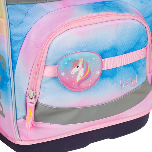 BAAGL Cartable Zippy Plus Rainbow Unicorn
