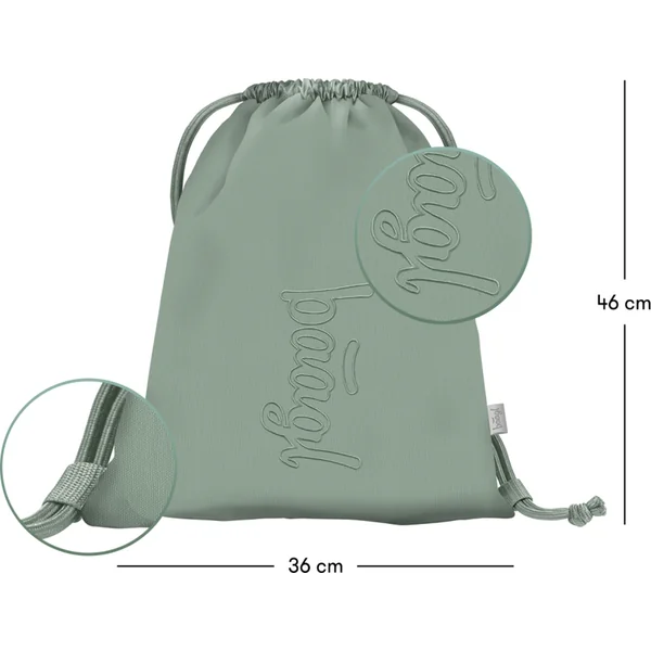 BAAGL ENSEMBLE 3 Skate Max Menthe: sac à dos, trousse, poche