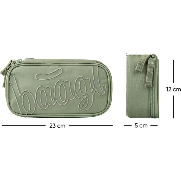 BAAGL ENSEMBLE 3 Skate Max Menthe: sac à dos, trousse, poche
