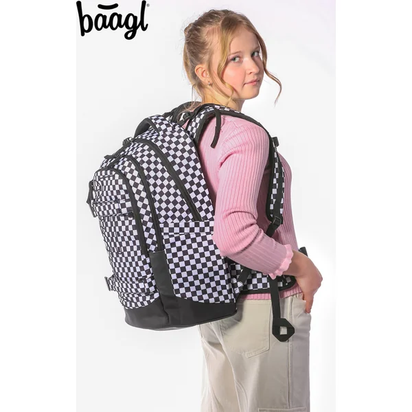 BAAGL ENSEMBLE 3 Skate Max Ska : sac à dos, trousse, pochette