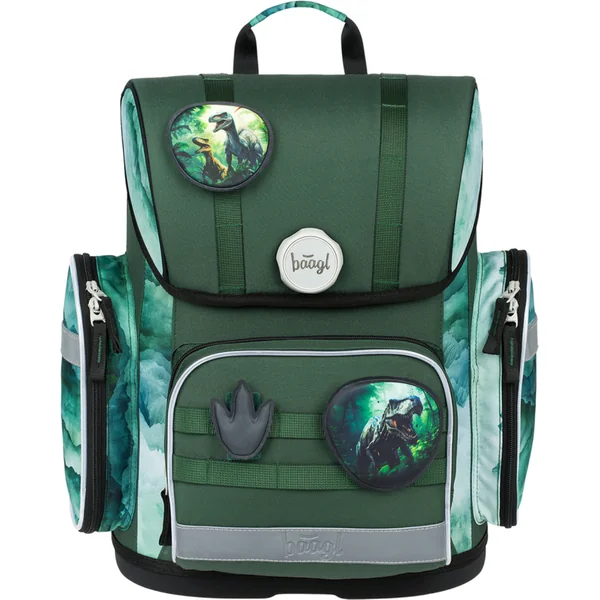 BAAGL ENSEMBLE 5 Ergo Dino : cartable, trousse, sac, tablier, portefeuille