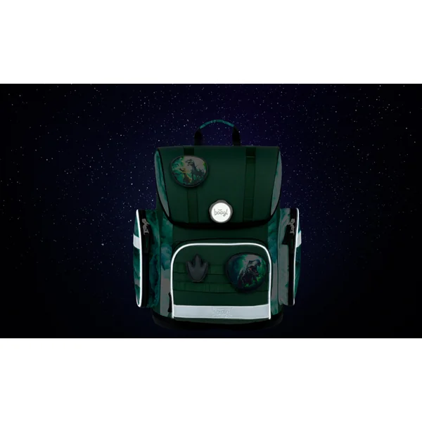 BAAGL ENSEMBLE 5 Ergo Dino : cartable, trousse, sac, tablier, portefeuille