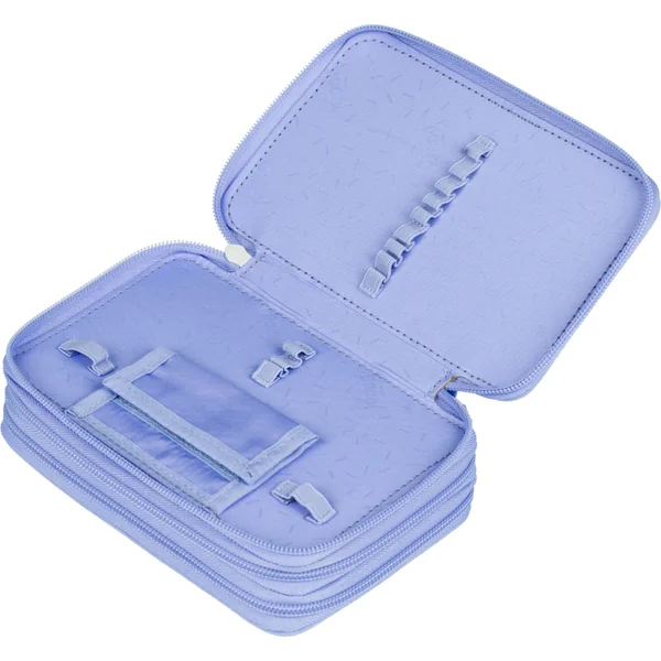 BAAGL Trousse scolaire à trois étages Hippie