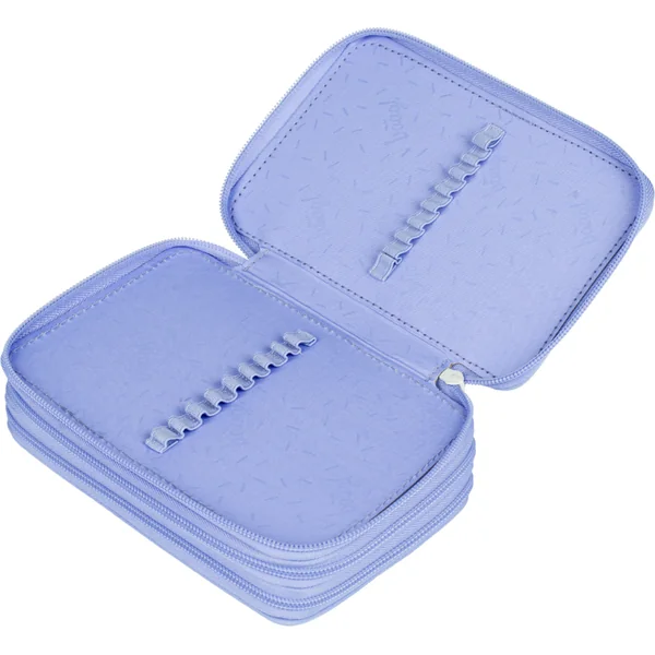 BAAGL Trousse scolaire à trois étages Hippie