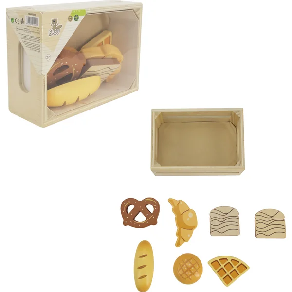 BABU - Ensemble de boulangerie dans une caisse en bois