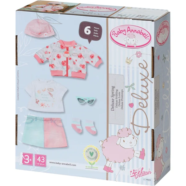 Baby Annabell Ensemble de printemps Deluxe, 43 cm