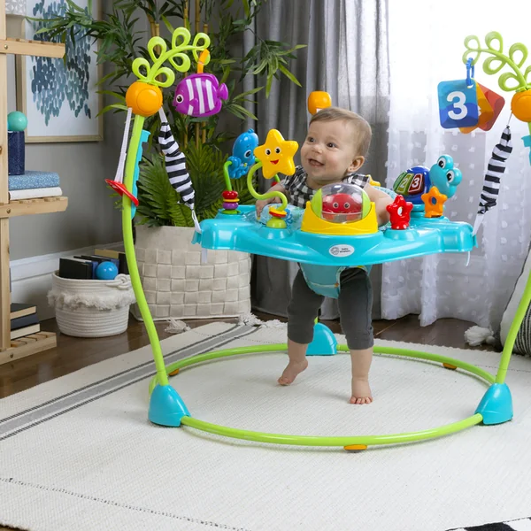 BABY EINSTEIN Jumper/Centre d'activités 2-en-1 Curiosity Cove™ 6m+ jusqu'à 11kg