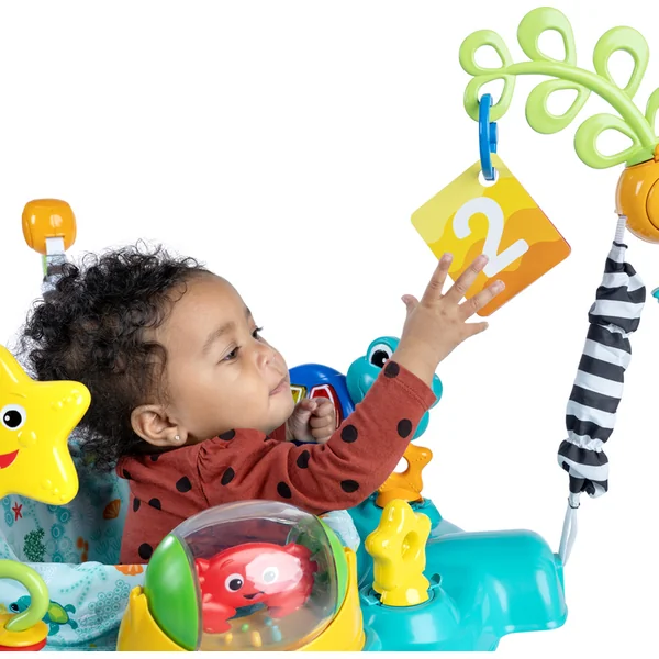 BABY EINSTEIN Jumper/Centre d'activités 2-en-1 Curiosity Cove™ 6m+ jusqu'à 11kg