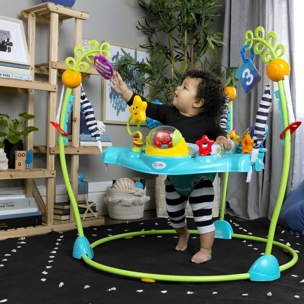 BABY EINSTEIN Jumper/Centre d'activités 2-en-1 Curiosity Cove™ 6m+ jusqu'à 11kg