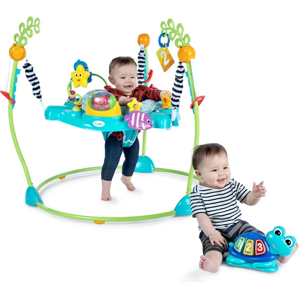 BABY EINSTEIN Jumper/Centre d'activités 2-en-1 Curiosity Cove™ 6m+ jusqu'à 11kg