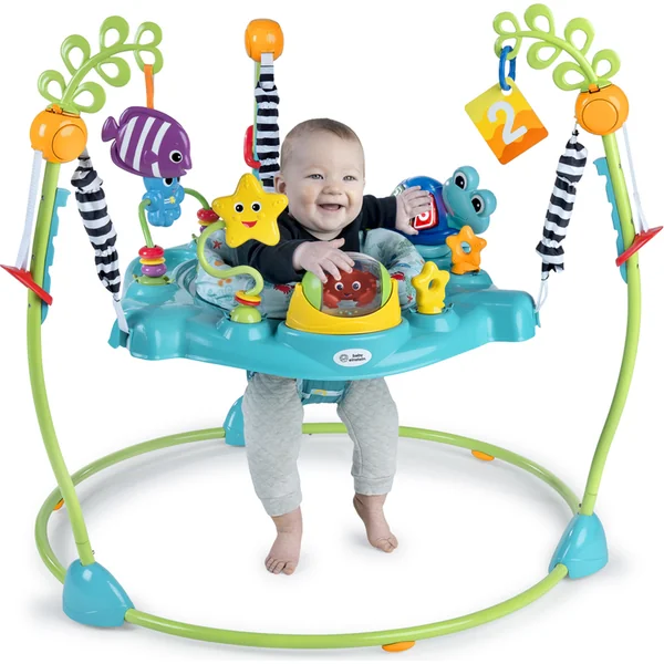BABY EINSTEIN Jumper/Centre d'activités 2-en-1 Curiosity Cove™ 6m+ jusqu'à 11kg