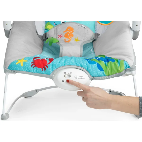 BABY EINSTEIN Transat musical vibrant avec lumières Kick to It Neptune jusqu'à 9 kg