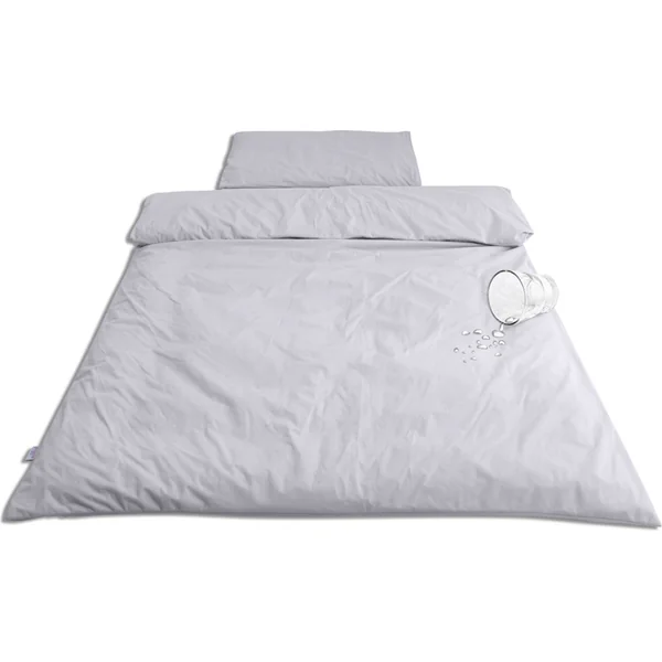 Babymatex Linge de lit 2 pièces imperméable gris