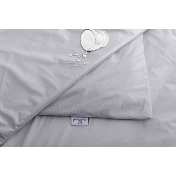 Babymatex Linge de lit 2 pièces imperméable gris