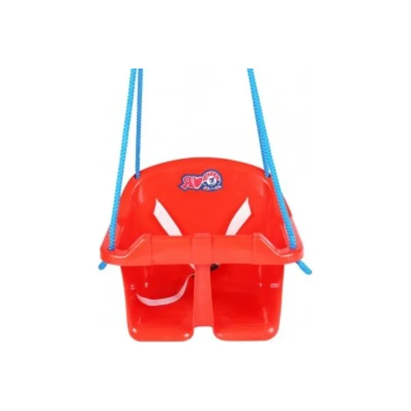 Balançoire Bébé plastique rouge, capacité 20 kg