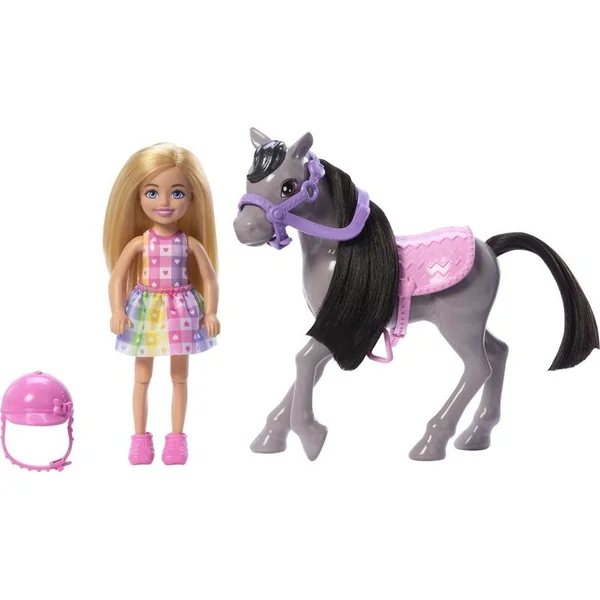 Barbie Chelsea avec un poney