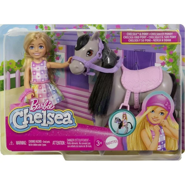 Barbie Chelsea avec un poney