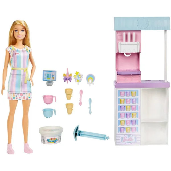 BARBIE - COFFRET MARCHANDE DE GLACES