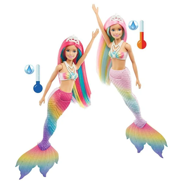 BARBIE DREAMTOPIA - POUPEE SIRENE MAGIQUE ARC-EN-CIEL