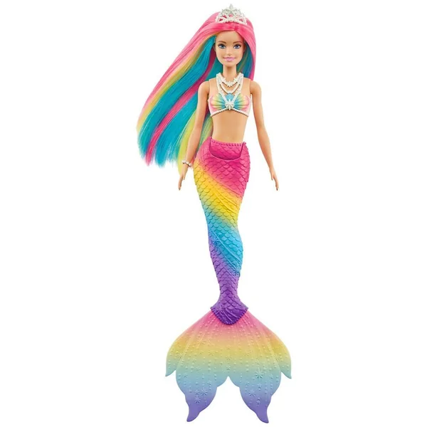 BARBIE DREAMTOPIA - POUPEE SIRENE MAGIQUE ARC-EN-CIEL