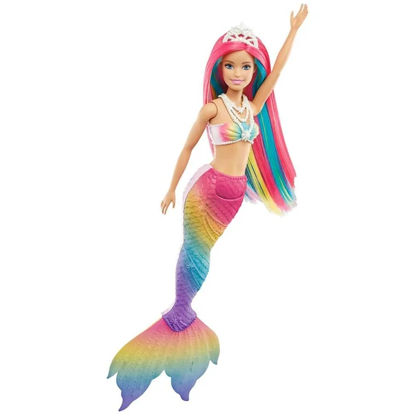 BARBIE DREAMTOPIA - POUPEE SIRENE MAGIQUE ARC-EN-CIEL