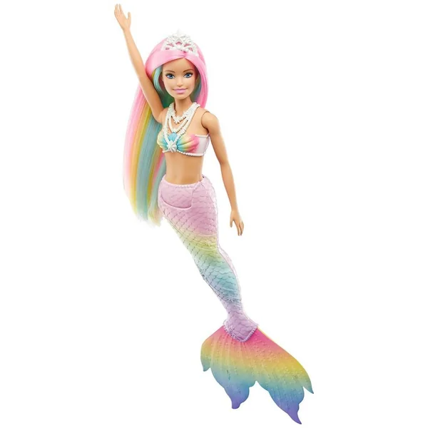 BARBIE DREAMTOPIA - POUPEE SIRENE MAGIQUE ARC-EN-CIEL