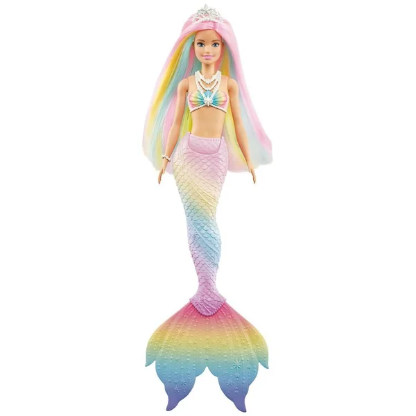 BARBIE DREAMTOPIA - POUPEE SIRENE MAGIQUE ARC-EN-CIEL