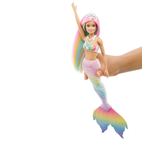 BARBIE DREAMTOPIA - POUPEE SIRENE MAGIQUE ARC-EN-CIEL