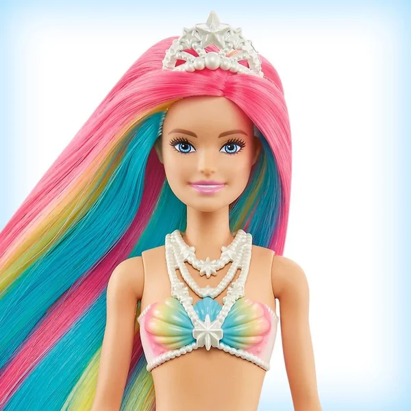 BARBIE DREAMTOPIA - POUPEE SIRENE MAGIQUE ARC-EN-CIEL