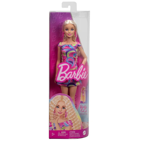 BARBIE FASHIONISTA - POUPEE ROBE COLOREE
