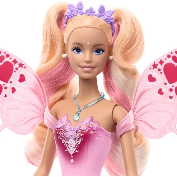 Barbie Fée avec transformation colorée