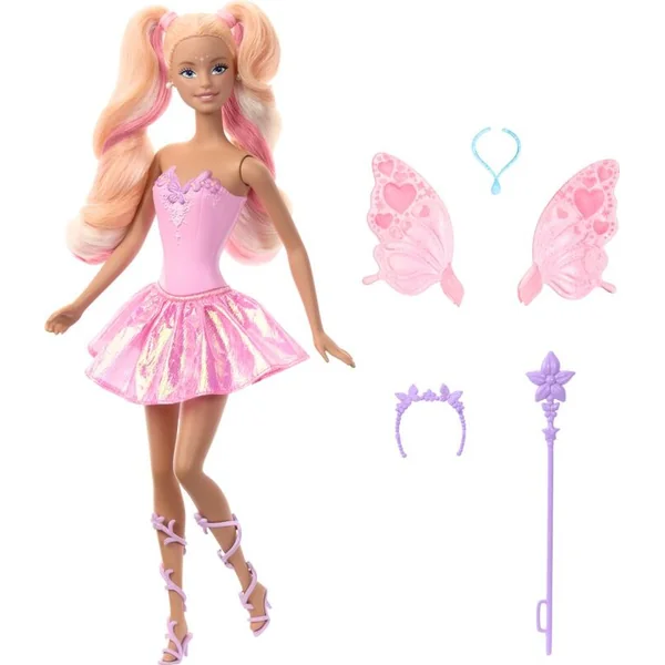 Barbie Fée avec transformation colorée