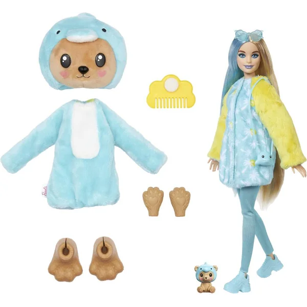 BARBIE® - POUPEE BARBIE CUTIE REVEAL - OURS DAUPHIN