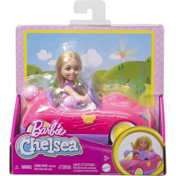 BARBIE - POUPEE CHELSEA DECAPOTABLE OURSON