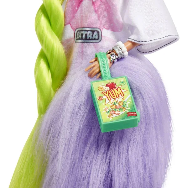BARBIE - POUPEE EXTRA NATTE VERT FLUO