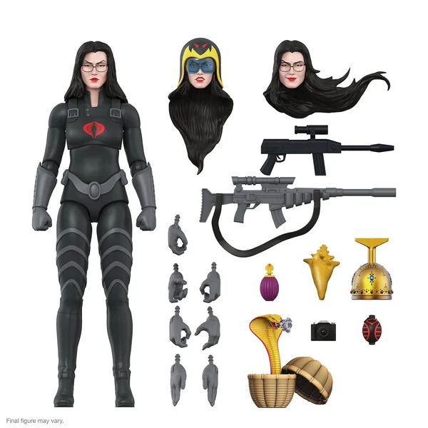 Baroness Black Suit figurine Ultimate G.I. Joe Super7 18 cm