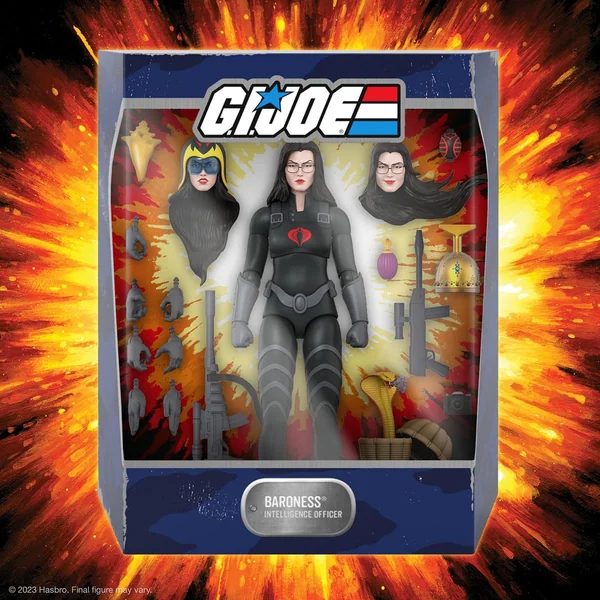 Baroness Black Suit figurine Ultimate G.I. Joe Super7 18 cm