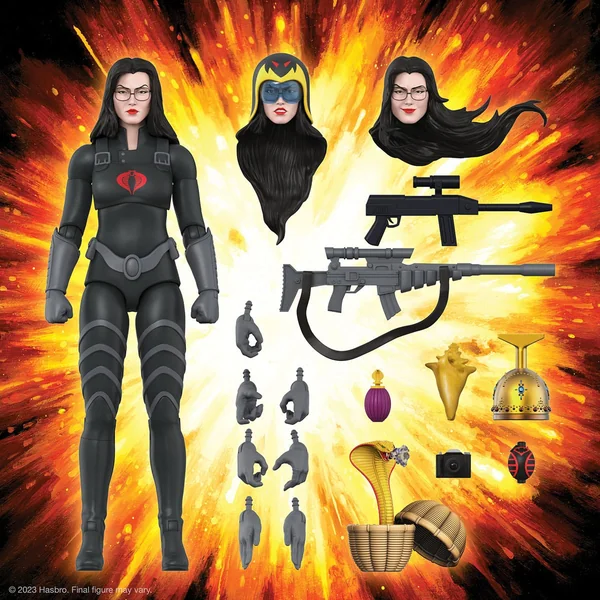 Baroness Black Suit figurine Ultimate G.I. Joe Super7 18 cm